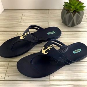 Cute plastic summer sandals